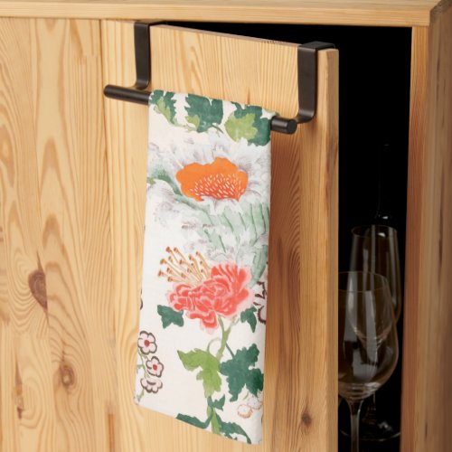 Elegant Blooming Floral  Kitchen Towel