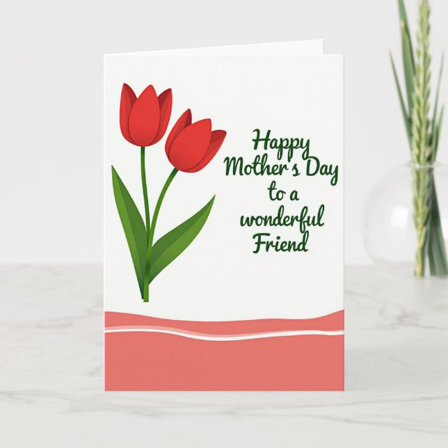 Elegant Blooms Mothers Card (Front)