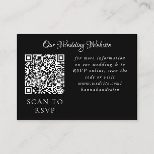 Elegant Blooms: Vibrant Floral Web QR Enclosure Card