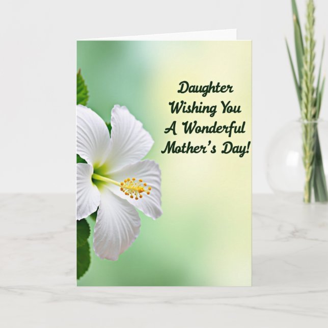 Elegant Blossom Mothers Day Card (Front)