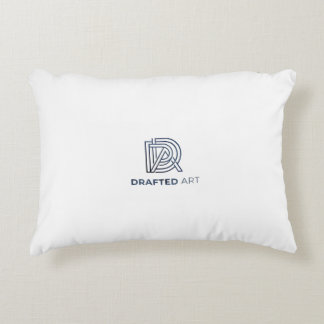Elegant Blue and Gold Fluid Marble Art Body Pillo Accent Pillow
