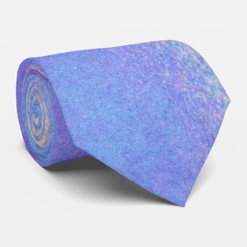 Elegant Blue and Purple Watercolor  Necktie