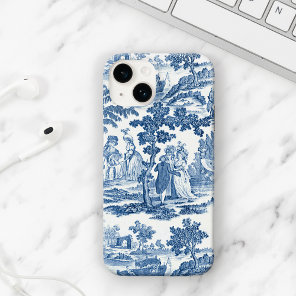 Elegant Blue and White Vintage French Toile iPhone 12 Case