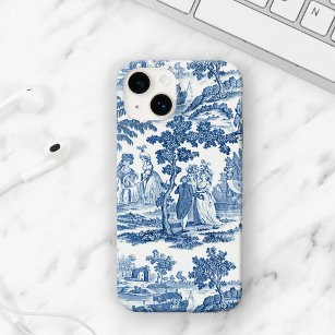 Elegant Blue and White Vintage French Toile Case-Mate iPhone 14 Case