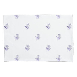 Elegant Blue Antique Dog Print  Pillow Case