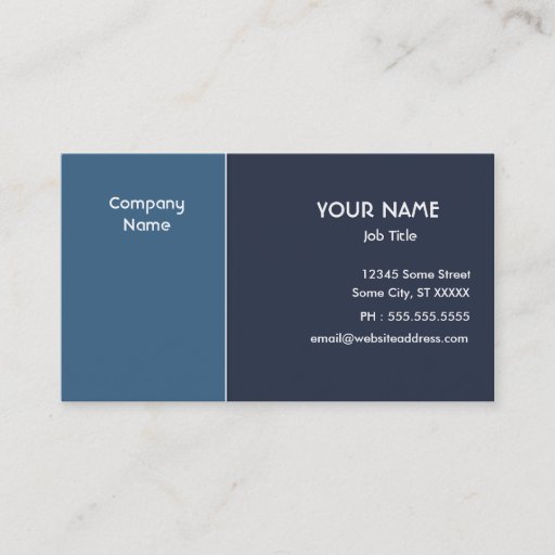 Customizable Elegant Color Businesscard Business Card Template