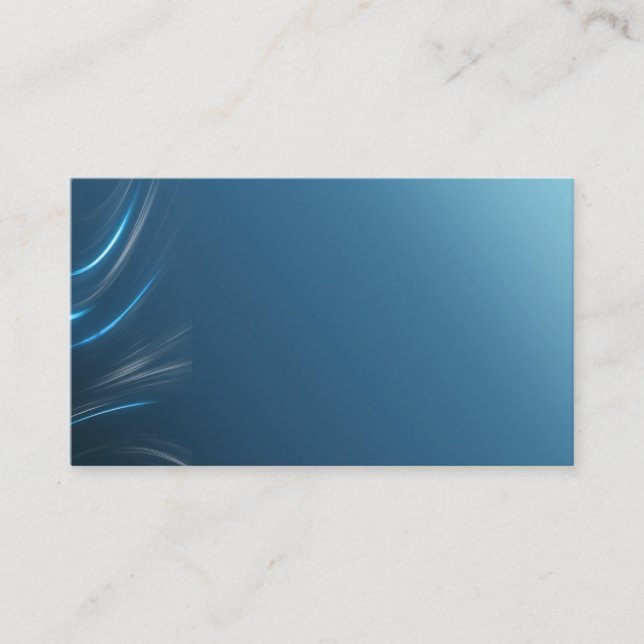 Elegant Blue Business Card (Front)