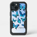 Elegant Blue Butterflies Iphone 13 Case at Zazzle