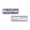 Elegant blue classic insert card graduation name