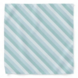 Elegant Blue Color Harmony Striped Template Trendy Bandana