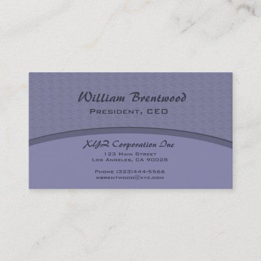 Customizable elegant blue curve business card templates