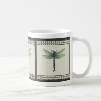 Elegant Blue Dragonfly Coffee Mug