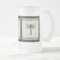 Elegant Blue Dragonfly