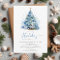 Elegant Blue Festive Holiday Dinner Party