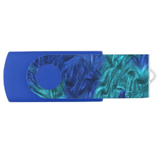 Elegant Blue Flash Drive