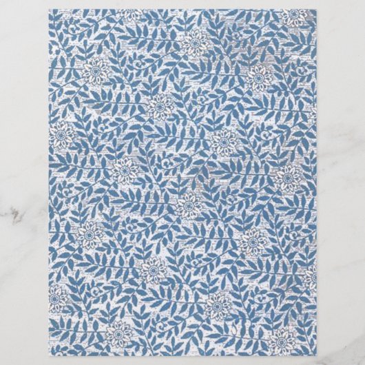 ELEGANT BLUE FLORAL (Front)