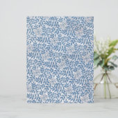 ELEGANT BLUE FLORAL (Standing Front)