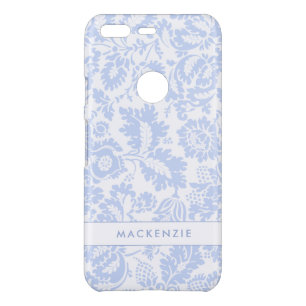 Elegant Blue Floral Botanical Uncommon Google Pixel Case