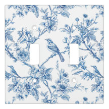 Elegant Blue Floral Chinoiserie 
