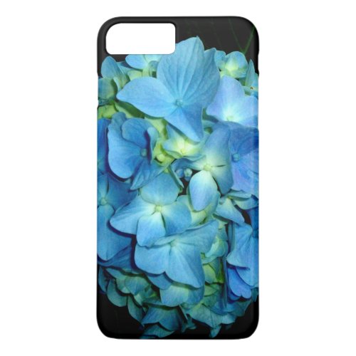 Elegant blue floral flower Blue Hydrangea iPhone 8 Plus7 Plus Case