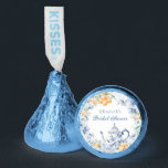 Elegant Blue Floral Tea Party Bridal Shower Hershey®'s Kisses®<br><div class="desc">Transport yourself to an exquisite garden of elegance with our Elegant Blue Floral and Citrus Tea Party Bridal Shower Hershey®'s Kisses®, a celebration where sophistication meets the refreshing charm of citrusy delight. This design is a seamlessly blending the calming hues of blue with the vibrant energy of yellow lemons to...</div>