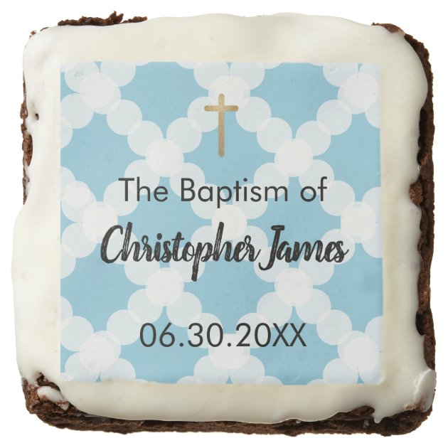 Lovely Blue Christening Cake - Amazing Cake Ideas