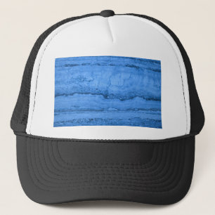 Elegant Blue Granite pattern blue marble Trucker Hat