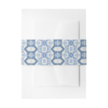 Elegant Blue Greek Tile Wedding