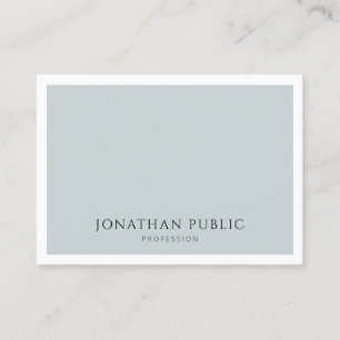 Elegant Blue Green Minimalist Template Modern Business Card