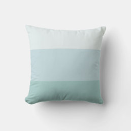 Elegant Blue Green Stripes Template Square Modern Throw Pillow
