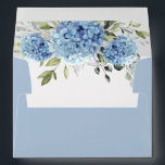 Elegant Blue Hydrangea Eucalyptus for 5x7 card Envelope<br><div class="desc">If you need help or matching items,  please contact me.</div>