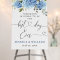 Elegant Blue Hydrangea Eucalyptus REHEARSAL DINNER