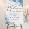 Elegant Blue Hydrangea Eucalyptus WEDDING Welcome