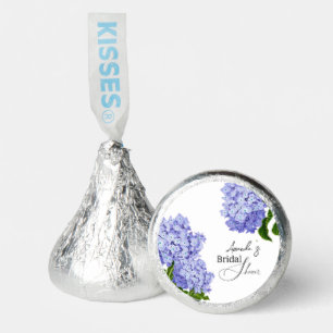 Elegant Blue Hydrangea Floral Bridal Shower Hershey®'s Kisses®