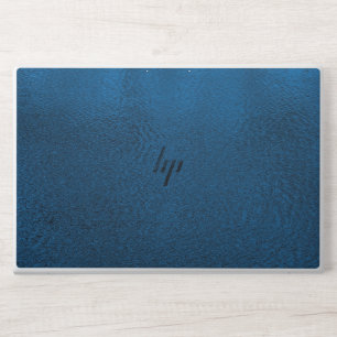 Elegant Blue leather HP Laptop Skin