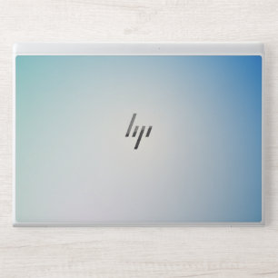 Elegant Blue leather HP Laptop Skin