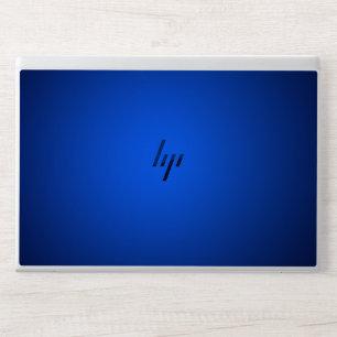 Elegant Blue leather HP Laptop Skin