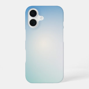 Elegant Blue leather iPhone 16 Case