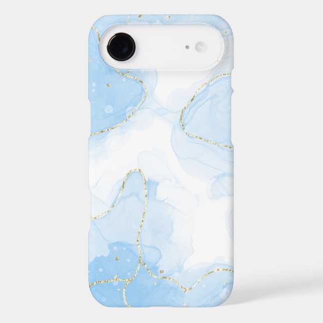 Elegant Blue Marble  Case-Mate iPhone Case (Back)