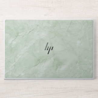 Elegant blue marble HP laptop skin