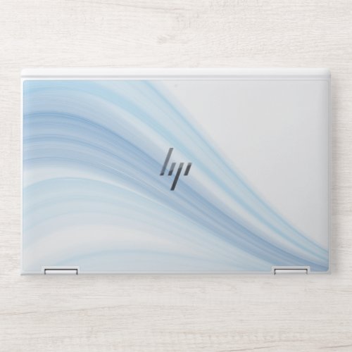 Elegant Blue Marble HP Laptop Skin