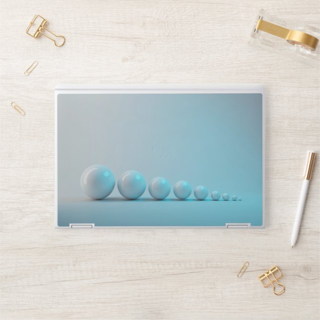 Elegant Blue Marble Skin (Desk)