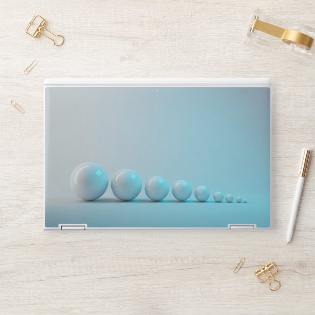 Elegant Blue Marble Skin (Desk)