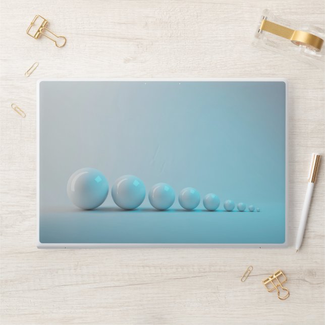 Elegant Blue Marble Skin (Desk)