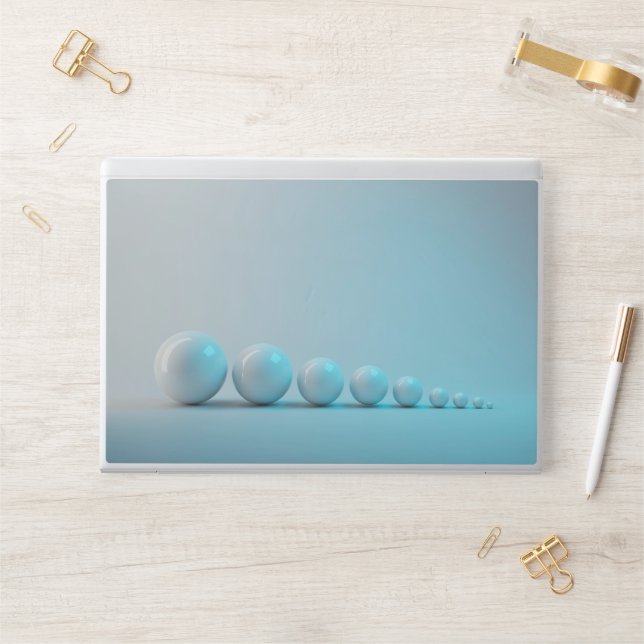 Elegant Blue Marble Skin (Desk)