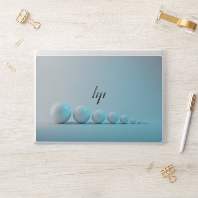 Elegant Blue Marble Skin (Desk)