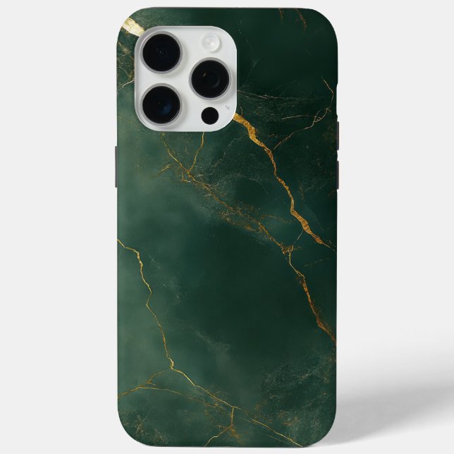 Elegant blue marble stone iPhone / iPad case (Back)