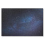 Elegant Blue Milkyway Galaxy Photograph Tissue Paper