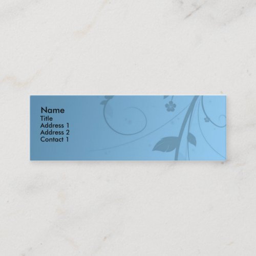 Elegant Blue Business Card