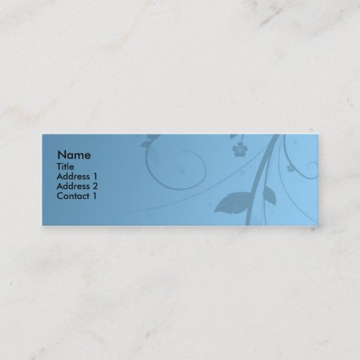 Customizable Elegant Blue Business Card